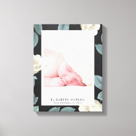 Em Tela Impressão de Quadro Floral de Rosa de Quadro Chalk