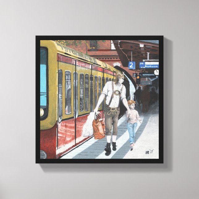 Em Tela Impressão de Telas de Arte Fantasy da Família Elf  (Frente)