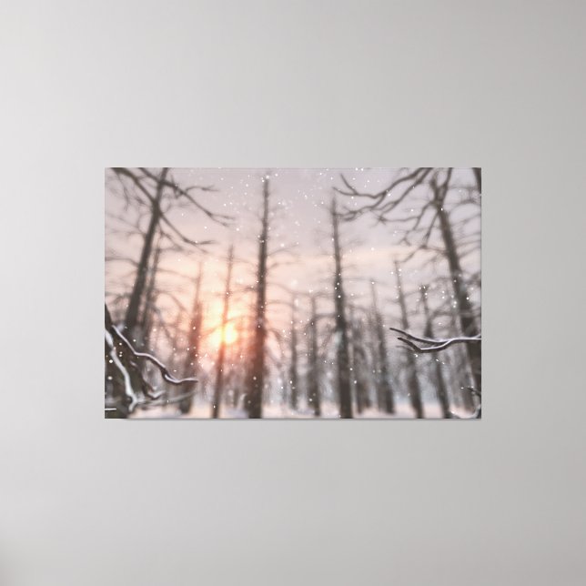 Em Tela Impressão de Telas de Sonho de Noite de Inverno (Frente)