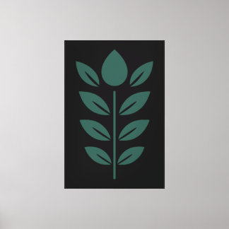 Em Tela Impressão de Telas Estreitas de Parede de Plantas