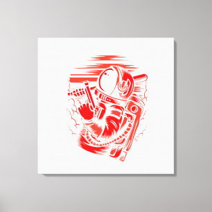 Em Tela Impressão de Telas Estreitas de Status do Astronau