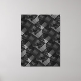 Em Tela Impressão de Telas Modernas - CINZAS Negras - Muit