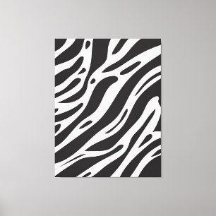 Em Tela Impressão de zebra