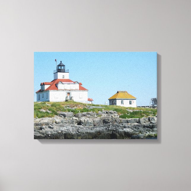 Em Tela Impressão do Farol de Ovos (Frente)