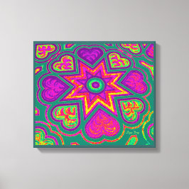 Em Tela impressão do Painel 'Cheio do Coração do Amor' (Br