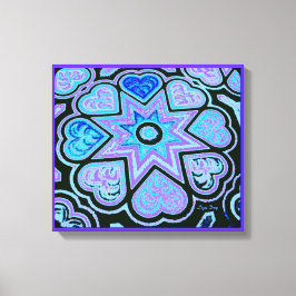 Em Tela impressão do Painel 'Cheio do Coração do Amor' (Br