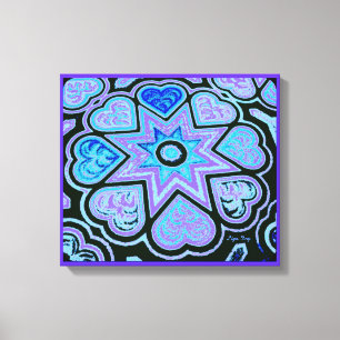 Em Tela impressão do Painel 'Cheio do Coração do Amor' (Br