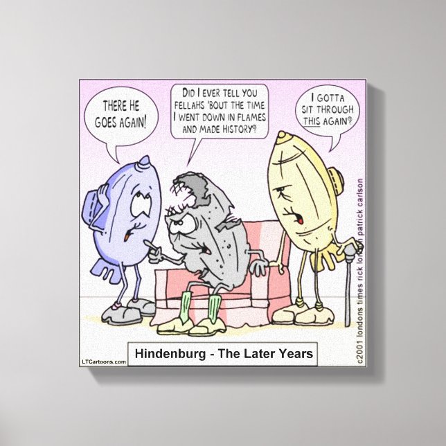 Em Tela Impressão do Rick London Funny Hindenburg (Frente)