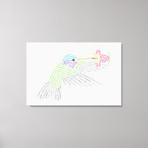 Impressão do World Word Hummingbird