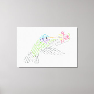 Em Tela Impressão do World Word Hummingbird