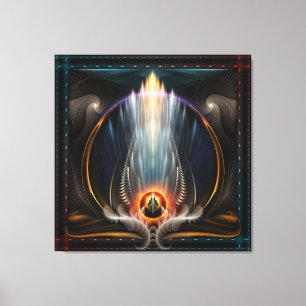 Em Tela Impressão Imperial View Fractal Art