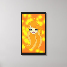 Em Tela Impressão mundial de lona de fada