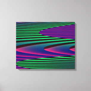 Em Tela Impressão Neon Seas