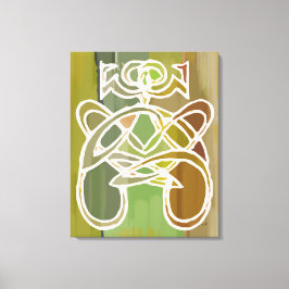 Em Tela Impressão Tribal Moderna da Deusa, Abstrato Boho V