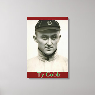 Em Tela Impressão Ty Cobb