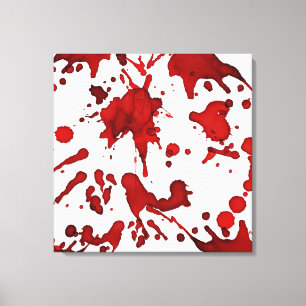 EM TELA IMPRESSÃO VERMELHO DA COLAGEM DO SPLATTER DO