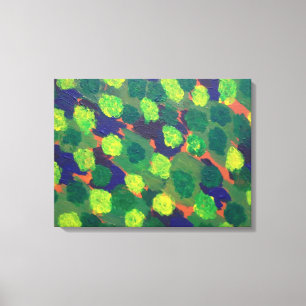 Em Tela Jardins do impressão da arte abstracta das