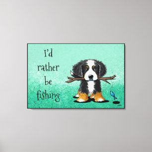 Em Tela KiniArt Bernese Mountain Dog Impressão
