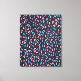 Em Tela Meia-noite Voo Colorida Impressão