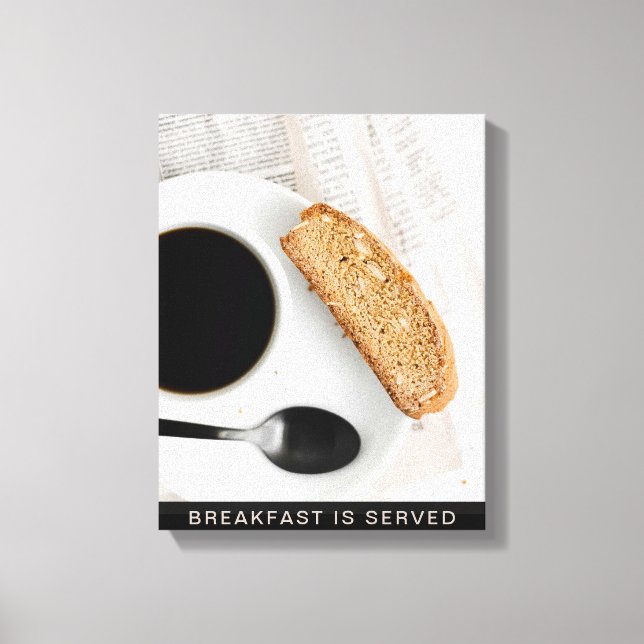 Em Tela O BREAKFAST É SERVIDOR: Impressão de Telas (Frente)