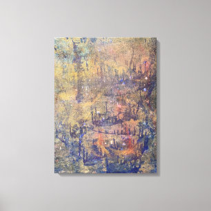Em Tela Os Barcos no Impressão de Storm Acrylic