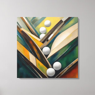 Em Tela Pintura de Bolas de Golfe - Impressão de Arte Canv