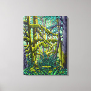 Em Tela Pintura de Paisagem Canadense Floresta Impressão e