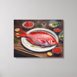 Em Tela Pintura do Imperador Vermelho - Impressão de Canva