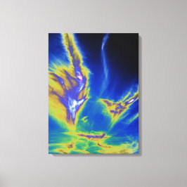 Em Tela Placa de Praia de Cirrus Clod Formby Impressão acr