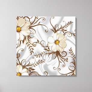 Em Tela Poppies na Impressão de Telas Esticadas por Satin