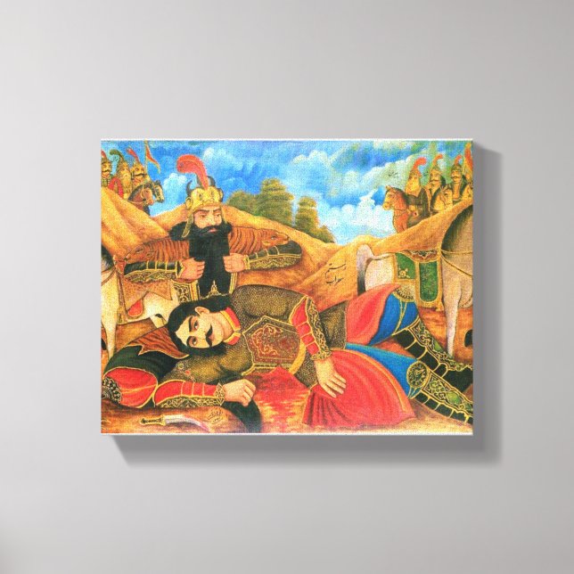 Em Tela Rostam & Sohrab Impressão (Frente)