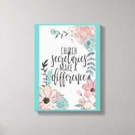 Em Tela Secretários da Igreja Impressão de Telas Esticadas