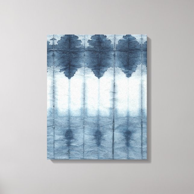 Em Tela Shibori Indigio Impressão (Frente)