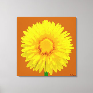 Em Tela "Sunshine Flower" design de impressão da tela.