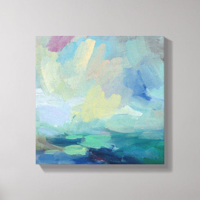 Em Tela Tempestade I Abstrato Impressão | Silvia Vassileva (Frente)