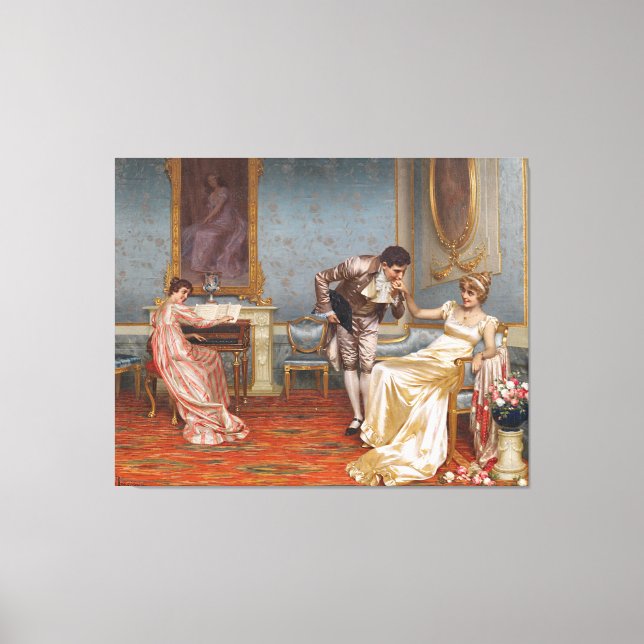Em Tela Vittorio Reggianini - O Suitor: Impressão de Arte  (Frente)