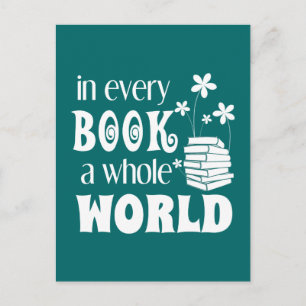 Em Todos Os Livros Um Cartão Postal Mundial