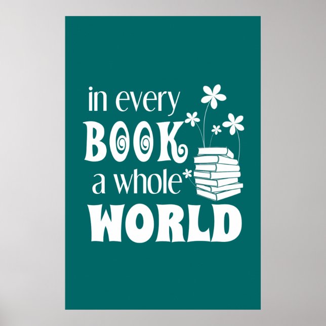 Em Todos Os Livros Um Poster do Mundo Inteiro (Frente)