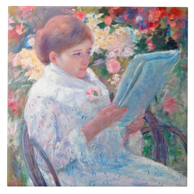 Em um balcão, Mary Cassatt (Frente)