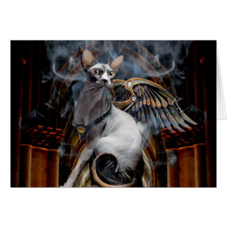 Em um sopro de fumo, aparece - cartão