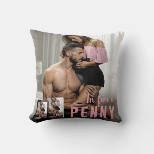 Em uma almofada de penny Throw