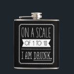 Em uma escala de 1 a 10... Cantil<br><div class="desc">Engraçado Flask design.</div>