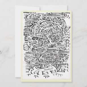 Em uma placa plana de desenho de tinta entre locai