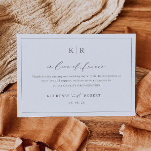 Em Vez de Cartão de Favor Obrigado Nota de Caridad