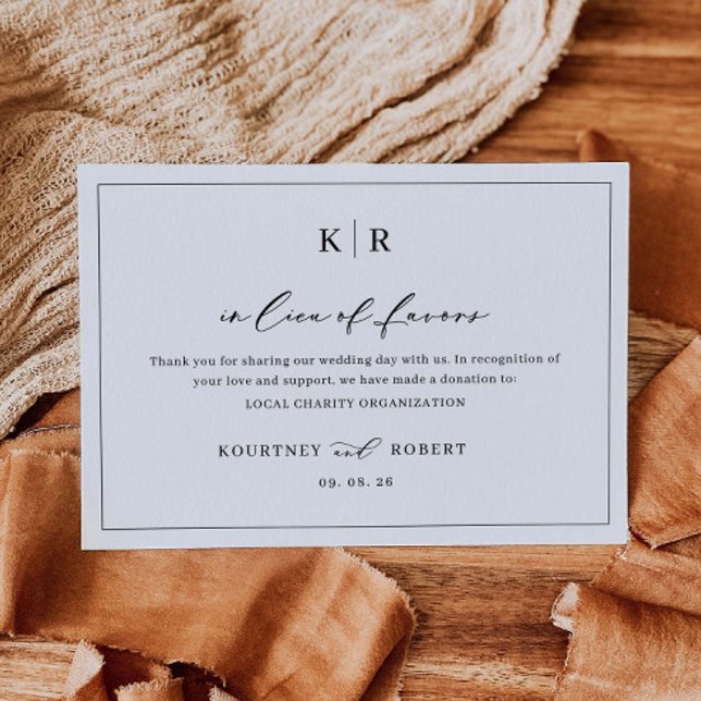 Em Vez de Cartão de Favor Obrigado Nota de Caridad (Criador carregado)