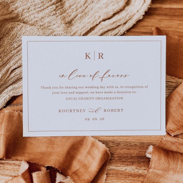 Em Vez de Cartão de Favor Obrigado Nota de Caridad (Criador carregado)