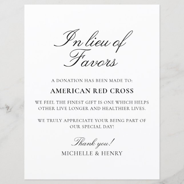 Em Vez de Favorecer Sinal de Dádiva de Casamento (Frente)