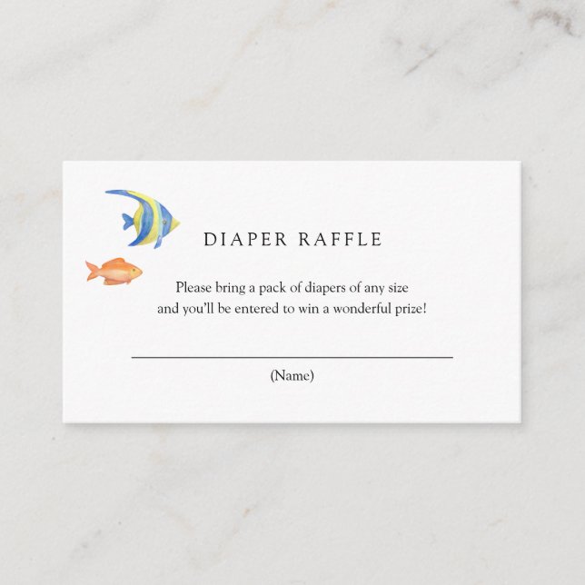 Embaixo do Sea Ocean Books para Cartão de Inserção (Frente)