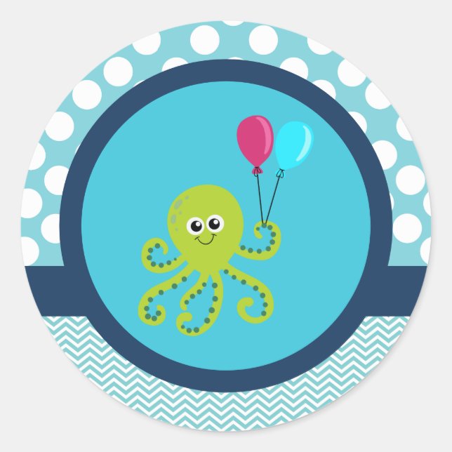 Embaixo dos adesivos de polvos marinhos - Favorito (Frente)