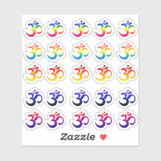 Embalagem adesivo de cor gradiente Ohm